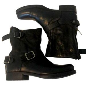 Frye Motorcycle Ankle Boots